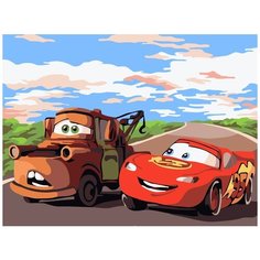 Картина по номерам «Молния и Мэтр», 30x40 см, Фрея