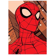 Картина по номерам «Человек-Паук», 20x30 см, Фрея