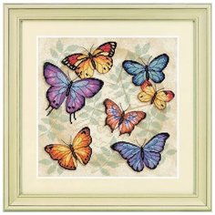 Набор для вышивания «Множество бабочек», 28x28 см, Dimensions