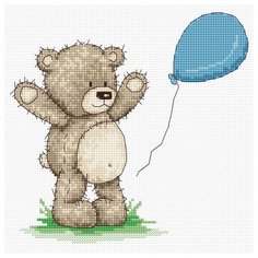 Набор для вышивания «Медвежонок Бруно», 15,5x15 см, Luca-S