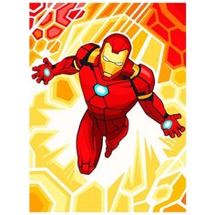 Картина по номерам «Железный человек», 20x30 см, Фрея