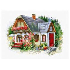 Набор для вышивания «Красивый загородный домик», 34x24 см, Luca-S