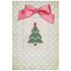 Набор для вышивания «Открытка. Елка», 15x21 см, Luca-S
