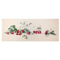 Набор для вышивания «Малина с бабочкой», 53x18 см, Luca-S