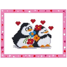 Алмазная мозаика "Влюбленные", 14x19,5 см ФРЕЯ