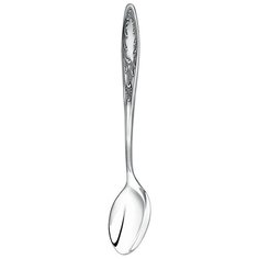 Ложка кофейная Пламя посереб. с черн. Кольчугинский мельхиор