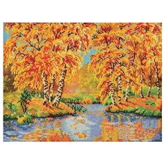 Набор вышивки бисером «Палитра осени», 27x38 см, Кроше (Радуга бисера)