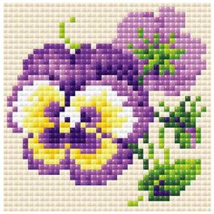 Алмазная мозаика "Пара анюток", 10x10 см Риолис