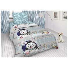 Детское постельное белье бязь снежок вид 1 1,5 спальное детские расцветки Iv Selena