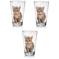 Набор стаканов Cerve "Котёнок" 3 шт. 310 мл в п/у