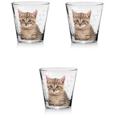 Набор стаканов Cerve "Котёнок" 3 шт. 250 мл в п/у