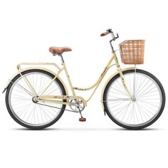 Городской велосипед STELS Navigator 325 28 Z010 (2020) слоновая кость+коричневый 20" (требует финальной сборки)