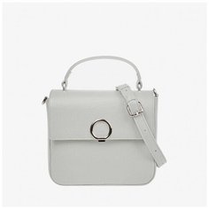 Сумка женская Афина 536 светло-серая флотер Afina