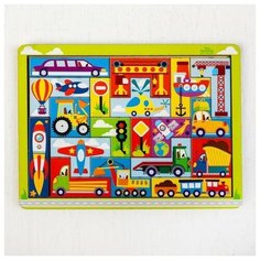 Головоломка тетрис "Транспорт" (монтессори) Лесная мастерская