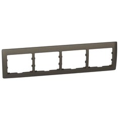 Рамка 4п Legrand771204 Galea Life, бронзовый
