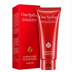 One Spring пенка для умывания с гранатом, 100 г