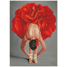 Наборы - кристальная (алмазная) мозаика "ФРЕЯ" ALV-60 Кристальная мозаика (алмазная вышивка) "На пуантах" 26 х 36 см