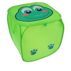 Корзина для игрушек Наша Игрушка Корзина Лягушонок, 43*43*43 см (10038-1)
