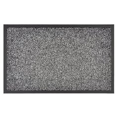 Коврик придверный Велий Честер серый 60*90 / влаговпитывающий коврик/ковер в дом/в прихожую/коврик в коридор/ на ПВХ/резиновый/не скользящий