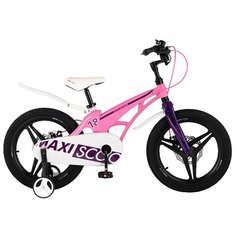 Велосипед MAXISCOO Cosmic 18 Deluxe 2021 розовый/матовый one size
