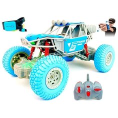 Управление жестами, радиоуправляемый внедорожник Climbing Car UD2201AS, машина на пульте управления, подсветка корпуса, 1:20, 2.4GHz, пульт + часы, 20.5х13х11 см Zheng Guang