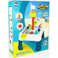 Игровой столик "Рыбалка" 8821 Fishing Game Table, с аксессуарами, 59х40х23 см, 21 деталь Hualian Toys