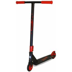 Детский трюковой самокат MegaCity Crush, черный/красный