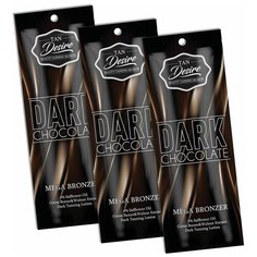 Крем для загара в солярии Tan Desire Dark Chocolate (с бронзатором) 15 мл * 3 шт