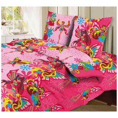 Детское постельное белье бязь сказочные феи 1,5 спальное детские расцветки Iv Selena