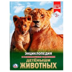 Энциклопедия с развивающими заданиями. Детеныши животных Умка