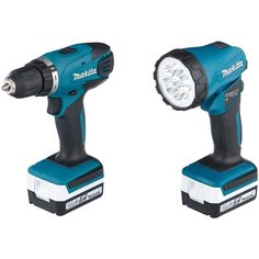 Аккумуляторная дрель-шуруповерт Makita DF347DWLE