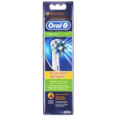 Насадка Oral-B EB50-4 для электрической щетки, белый, 4 шт.