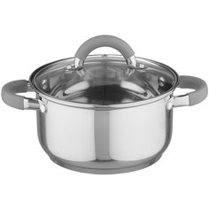 Кастрюля Appetite Sofia, 2.5 л, серебристый/серый