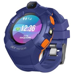 Детские умные часы Jet Kid Gear, синий/оранжевый