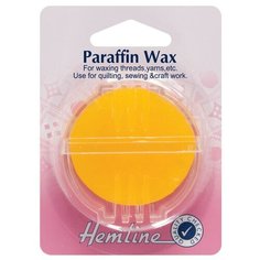 Hemline Воск парафиновый в коробочке, 4 см желтый/прозрачный