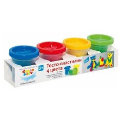 Масса для лепки Genio Kids Набор 4 баночки по 50 г (TA1008)