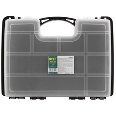Органайзер FIT 65646 29.5x22x7.6 см 14 черный/прозрачный F.It