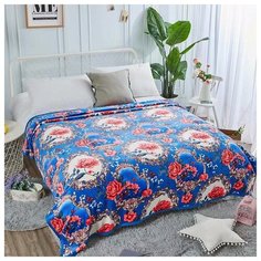 Плед Tango Lindo 150x200 см, синий/красный