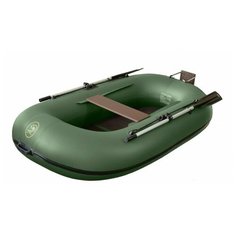 Надувная лодка BoatMaster 250 Эгоист Люкс транец зеленая