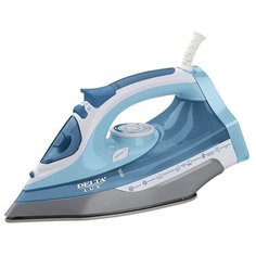 Утюг DELTA LUX DL-712 белый/серый/голубой