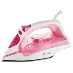 Утюг DELTA DL-755 белый/розовый