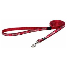 Поводок для собак Rogz Fancy Dress JellyBean S red rogz bone 1.8 м 11 мм