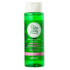 Bielita Pure Green мицеллярный тонер для лица Мягкое очищение, 195 мл