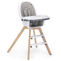 Стульчик для кормления Nuovita Gourmet 2 в 1, Grigio, Legno/Серый, Деревянный
