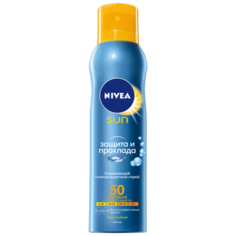 Nivea Sun освежающий солнцезащитный спрей Защита и прохлада SPF 50 200 мл