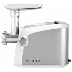 Мясорубка VEKTA MGS-1801, стальной/белый