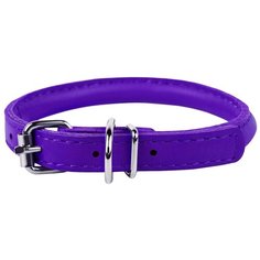 Ошейник COLLAR Glamour круглый 10мм 3505, обхват шеи 33-41 см фиолетовый