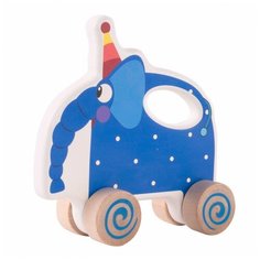 Каталка-игрушка Деревяшки Слон Ду-Ду (18WRT01E/19WRT01E) синий