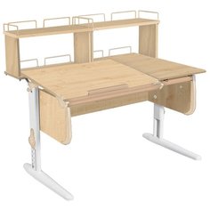 Стол детский ДЭМИ White-Double СУТ 25-01Д2 120x82 см клен/бежевый/белый