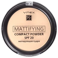 Витэкс Пудра компактная матирующая Mattifying Compact Powder SPF20 03 Soft beige Viteks